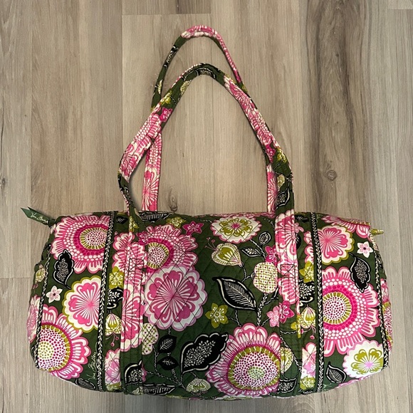Vera Bradley Handbags - Vera bradley Floral Pink and Green Women's Bag